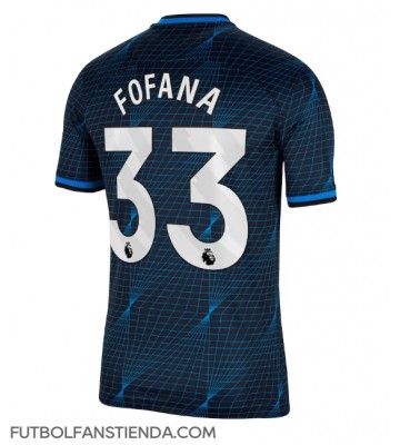Chelsea Wesley Fofana #33 Segunda Equipación 2023-24 Manga Corta
